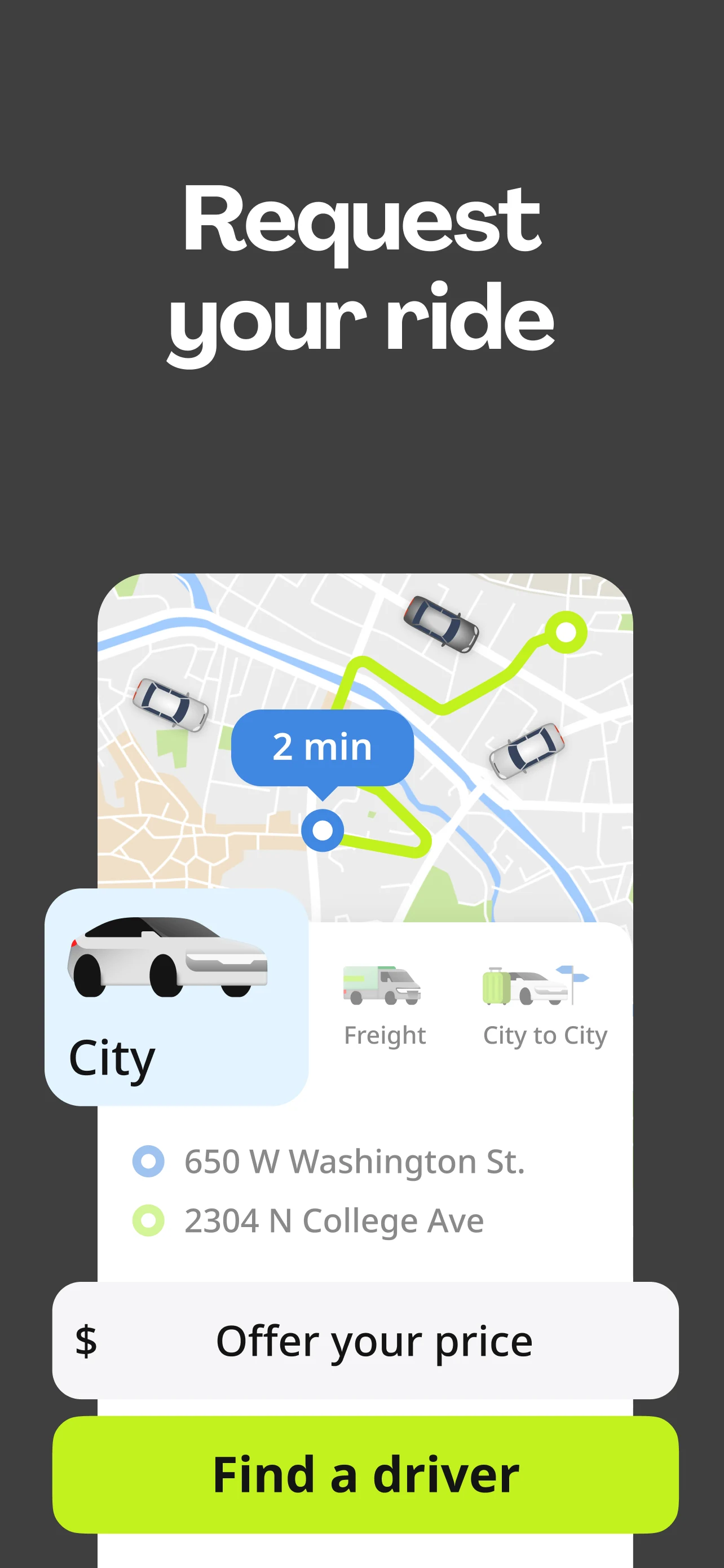 inDrive. Rides with fair fares screenshot