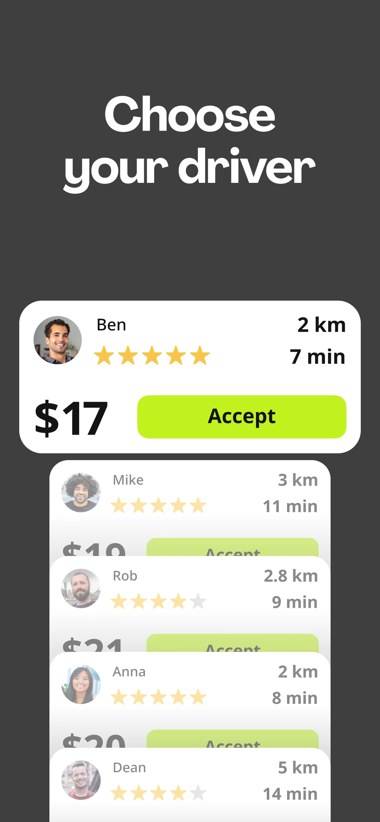 inDrive. Rides with fair fares screenshot