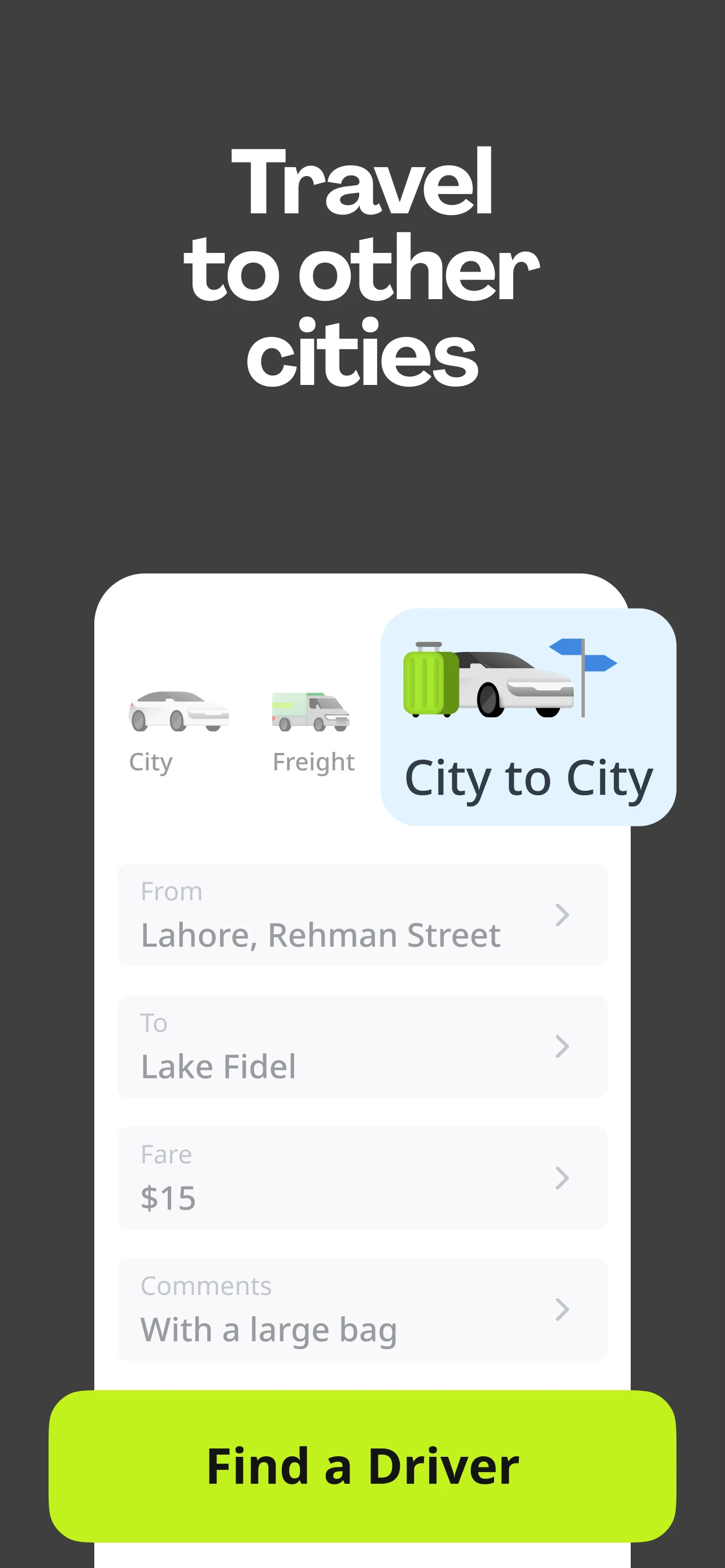 inDrive. Rides with fair fares screenshot